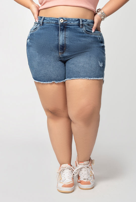 SHORT DAMA AZUL MEDIO REF 713 PL