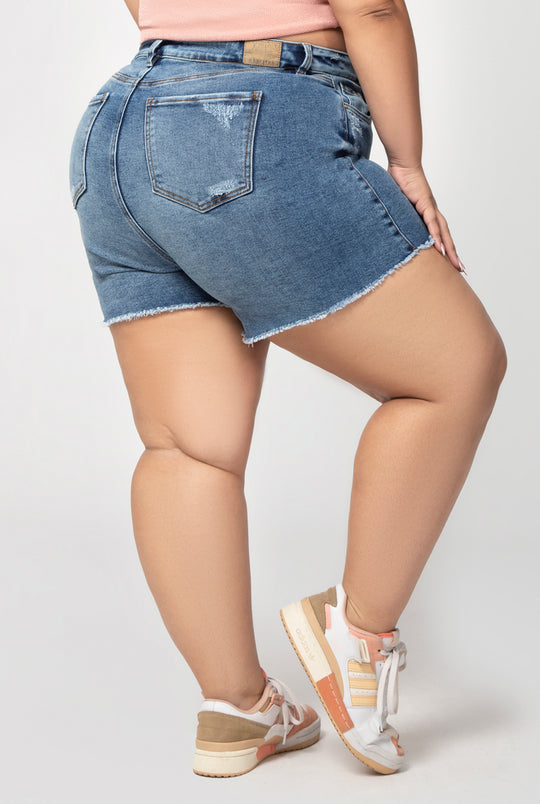 SHORT DAMA AZUL MEDIO REF 713 PL